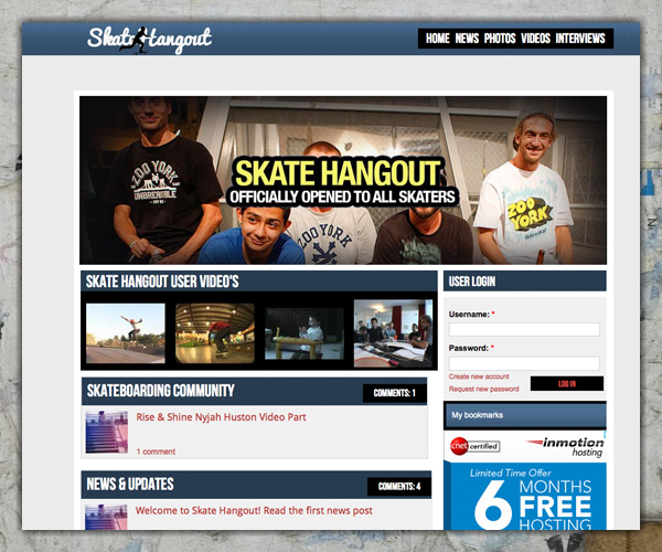 Skate Hangout Portfolio